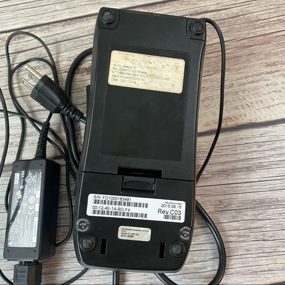 First Data FD 130 Credit Card Terminal Power Supply and Cable Included FD130. - Picture 3 of 8